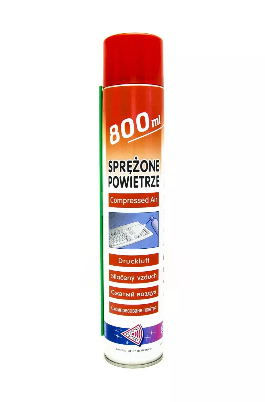 Spray d'air comprimé 800ml pour le nettoyage de l'électronique