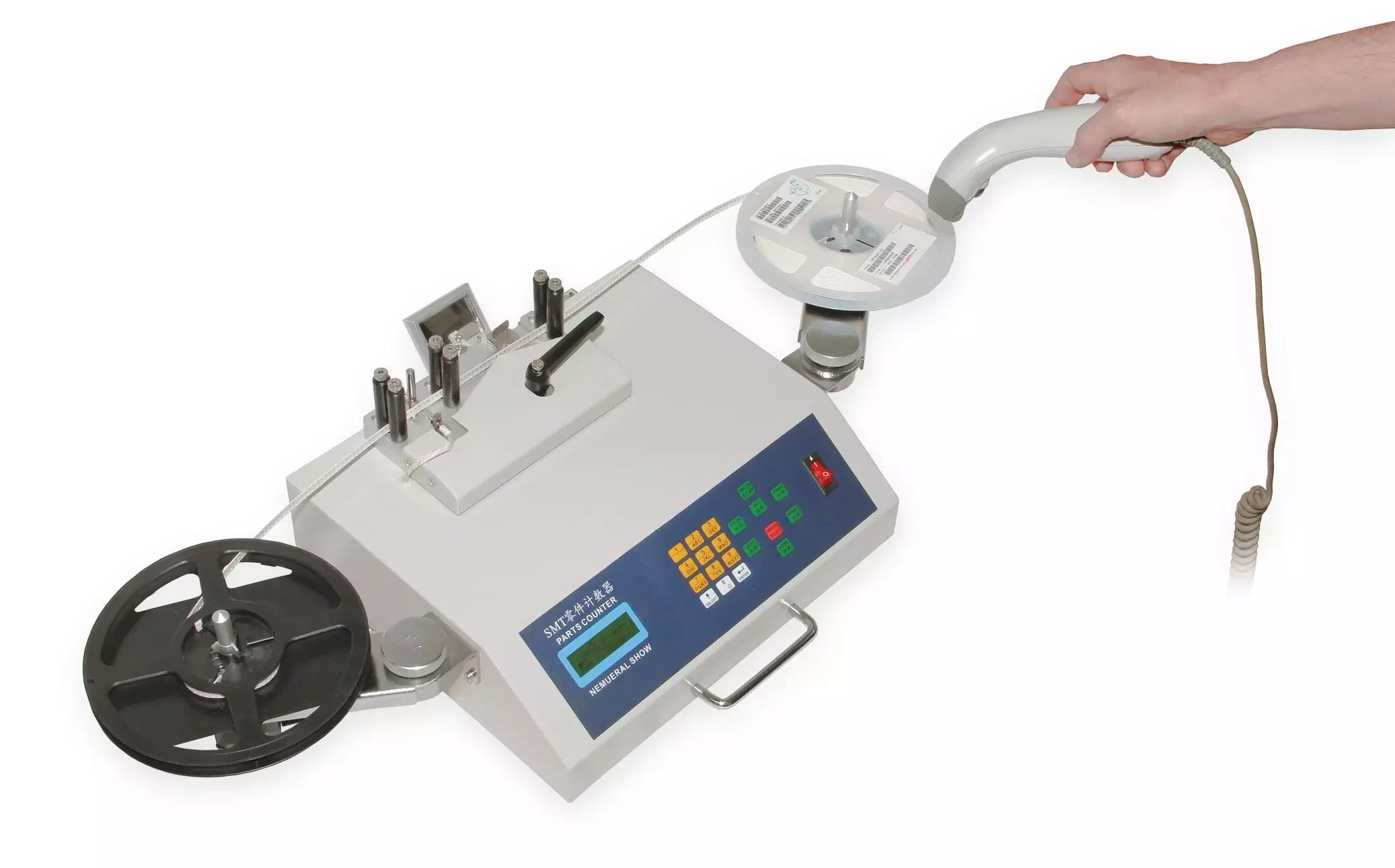 Compteur de pièces YS-802 avec lecteur de code-barres et connexion à une imprimante – 2