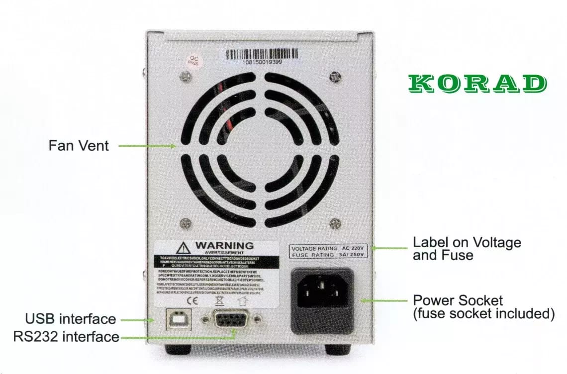 Alimentation de laboratoire Korad KA3003P avec connexion PC – 2
