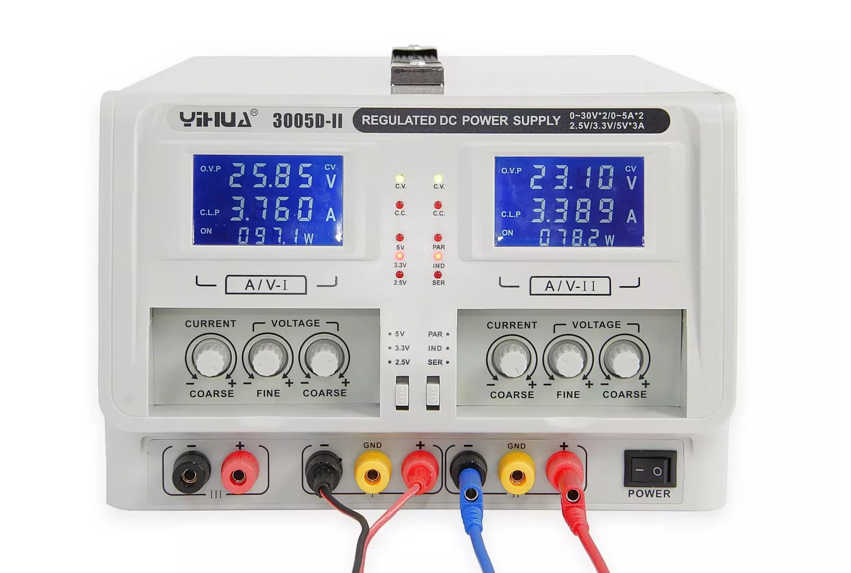 Alimentation linéaire de laboratoire YH3005D-II avec affichage de la puissance – 2