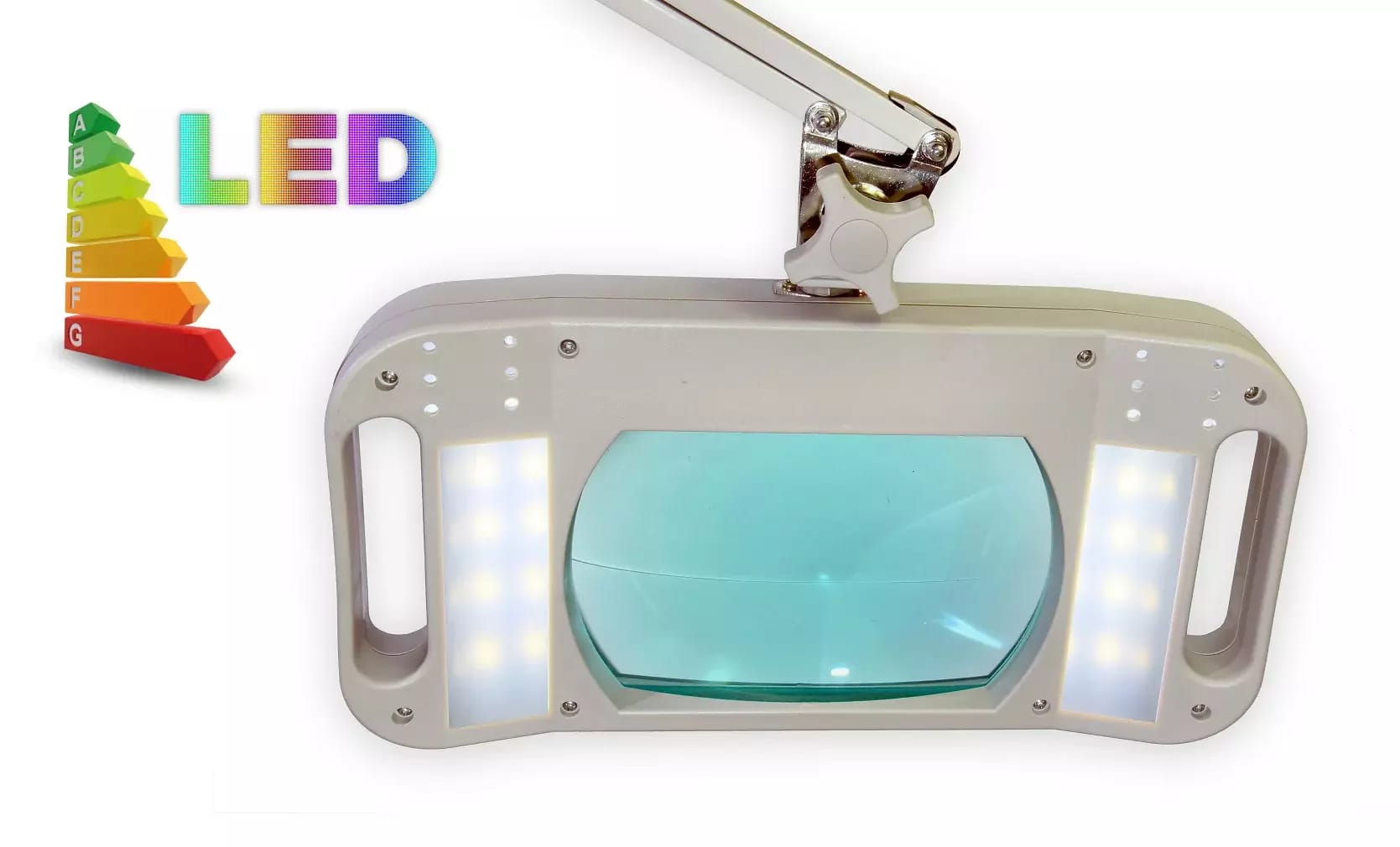 Lampe LED avec loupe T86-H grossissement 8 dioptries – 2