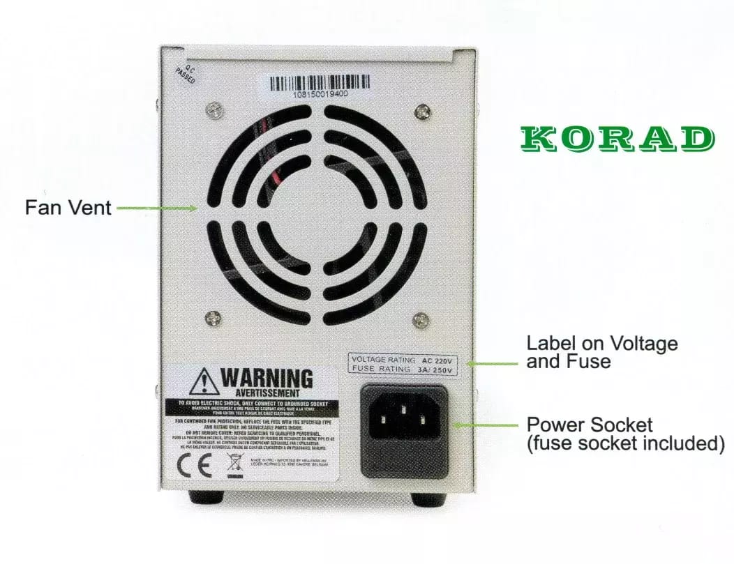 Alimentation de laboratoire linéaire à commande numérique Korad KA3010D – 2