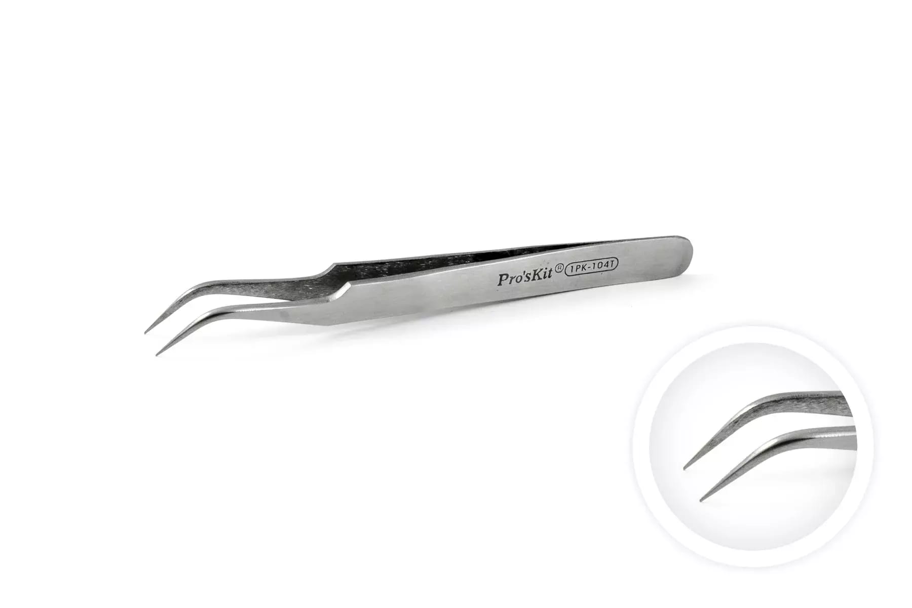 Pincettes courbes PROSKIT 1PK-104T court 120mm – 2
