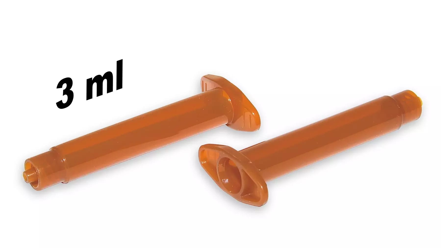 Cartouche distributrice 3ml ambre - imperméable aux UV