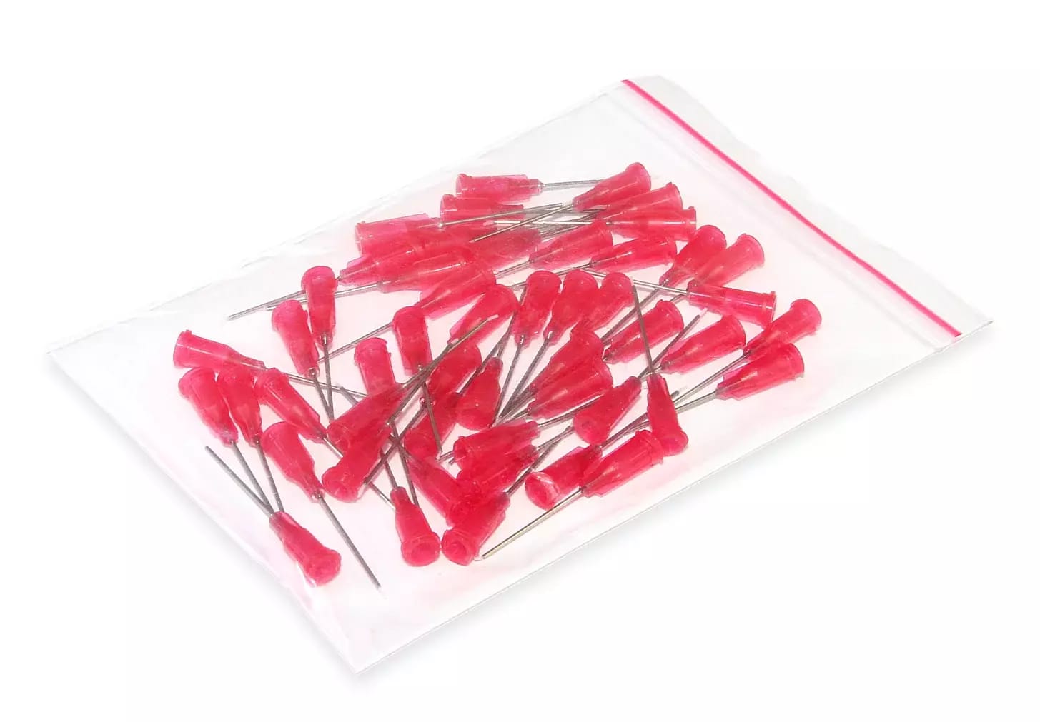 Aiguilles de distribution en acier inoxydable avec tube en téflon inséré 25,4mm 27G 50pcs