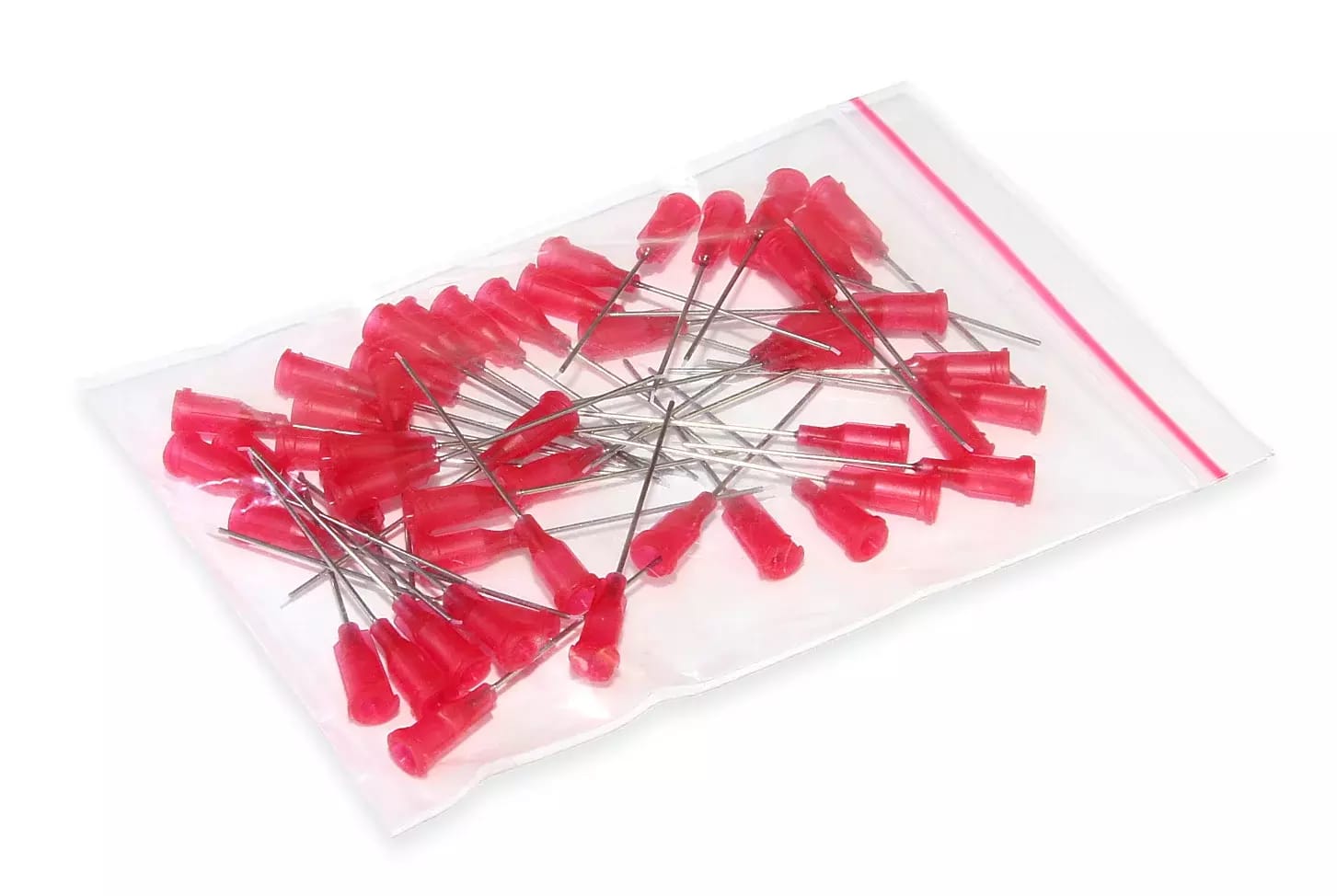 Aiguilles de distribution en acier inoxydable avec tube en téflon inséré 38,1mm 27G 50pcs