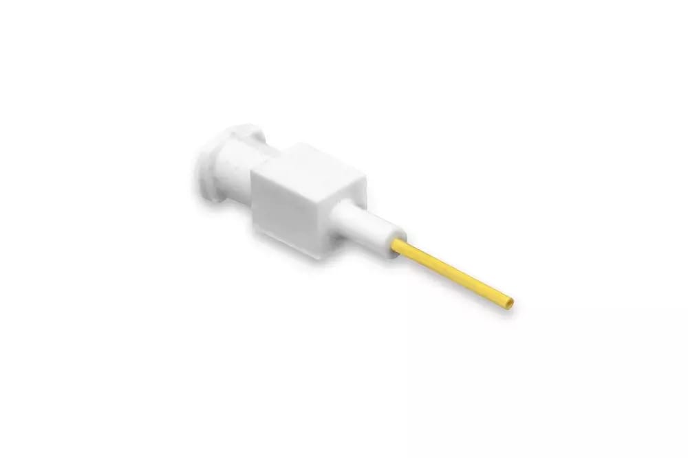 Aiguilles de distribution avec canule flexible en polypropylène jaune 18G 12,7mm 1pc