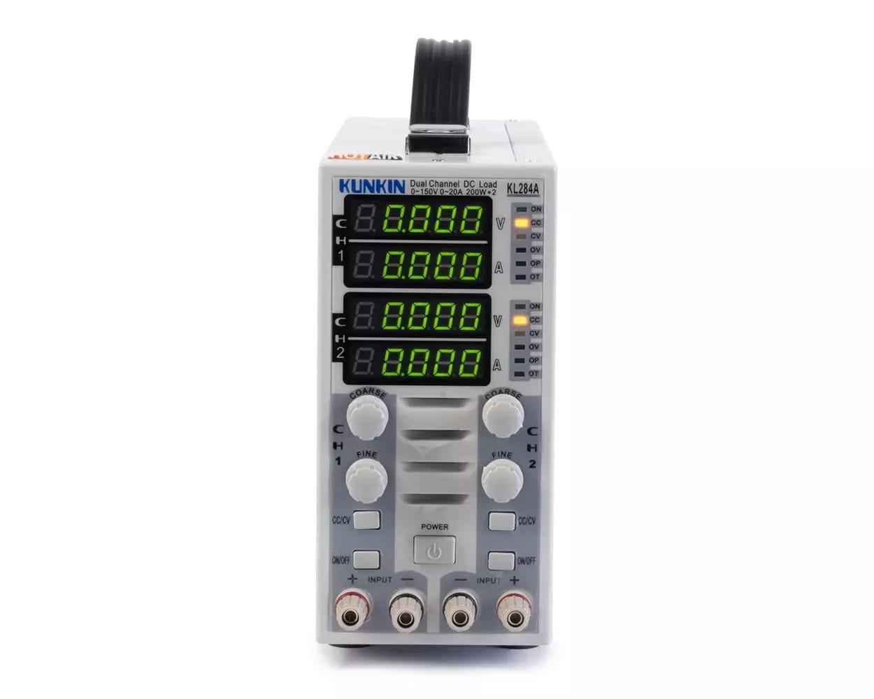 Charge électronique DC double KUNKIN KL284A 400W, 0-150V, 0-20A – 2