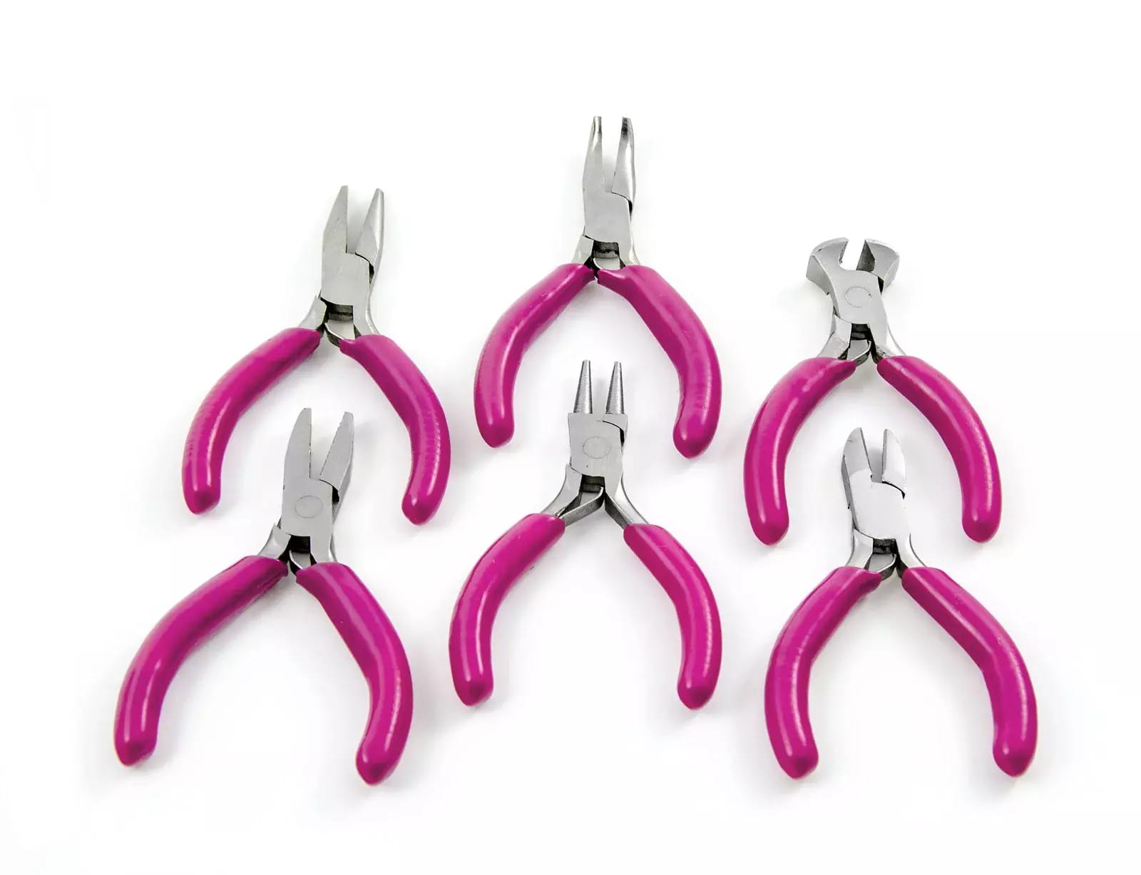 Jeu de petites pinces pour travaux fins 6pcs 80mm – 2