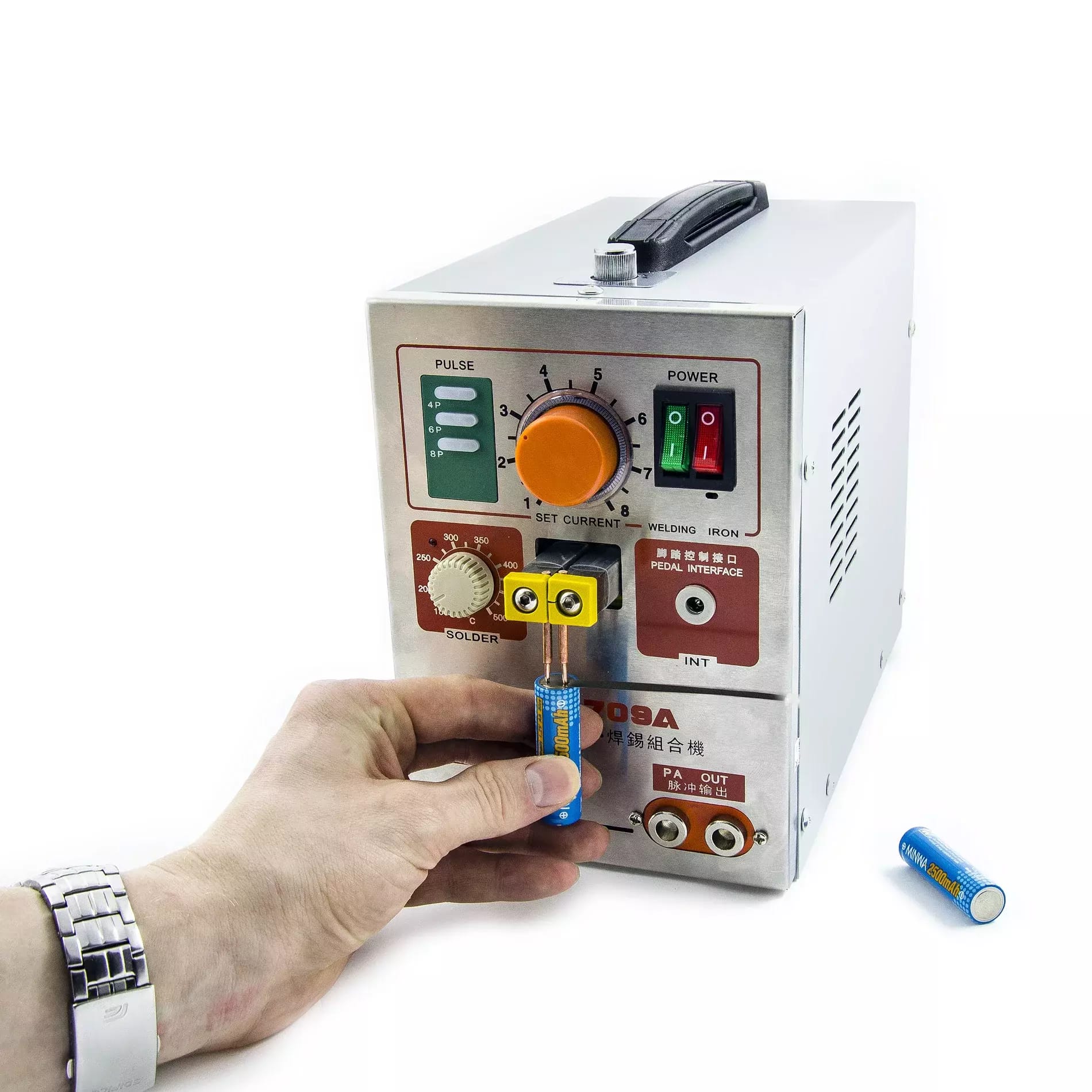 Soudeuse par points pour contacts de batteries et blocs de batteries Sunkko 709A avec microsoudure – 2