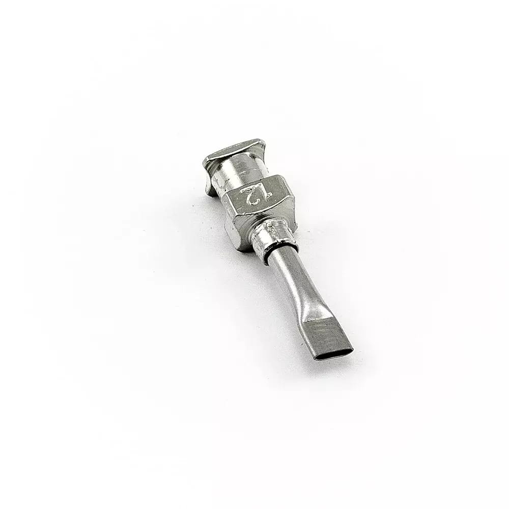 Aiguille de distribution en acier inoxydable plate 12G 0.5\"