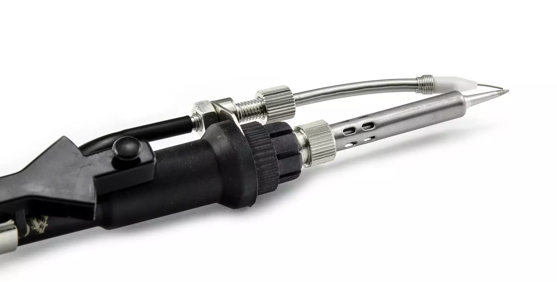 Système de découpe et d'alimentation en étain de 1,2 mm jusqu'à la pointe de la microsoudeuse Hakko 375-05+ – 2