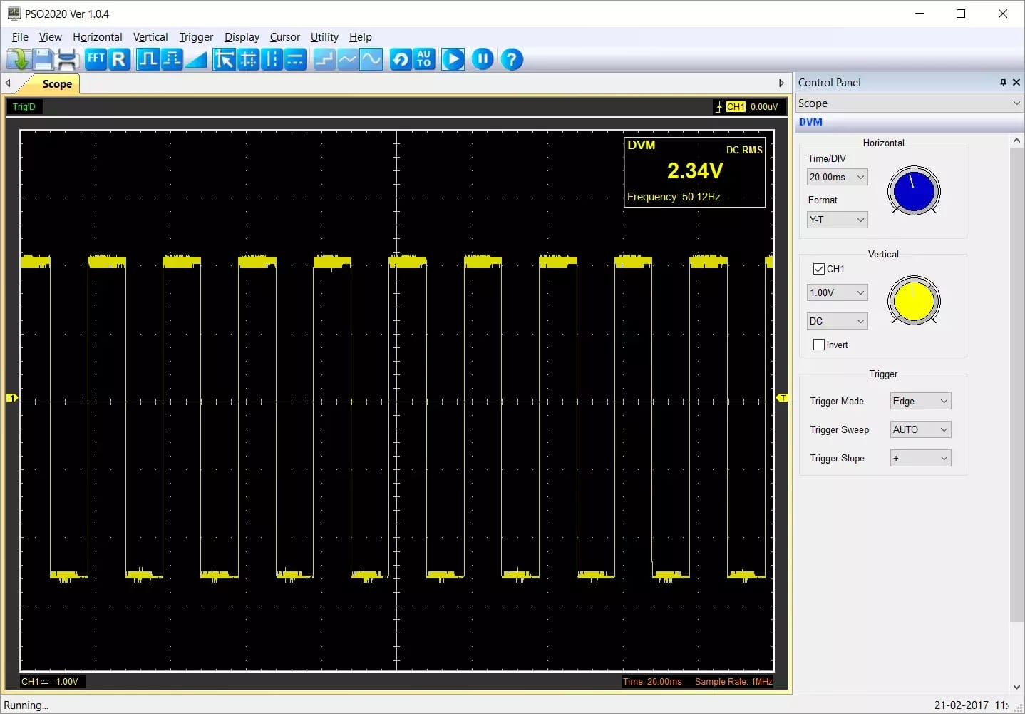 Oscilloscope portable USB Hantek PSO2020 1CH 96MS/s 20Mhz – 2