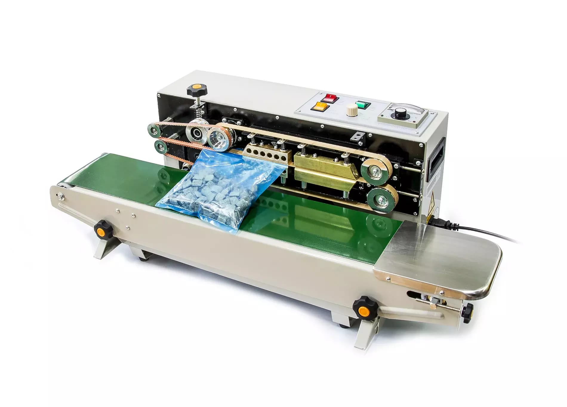 Soudeuse en continu de sacs et de films avec impression et convoyeur FR-900 – 2