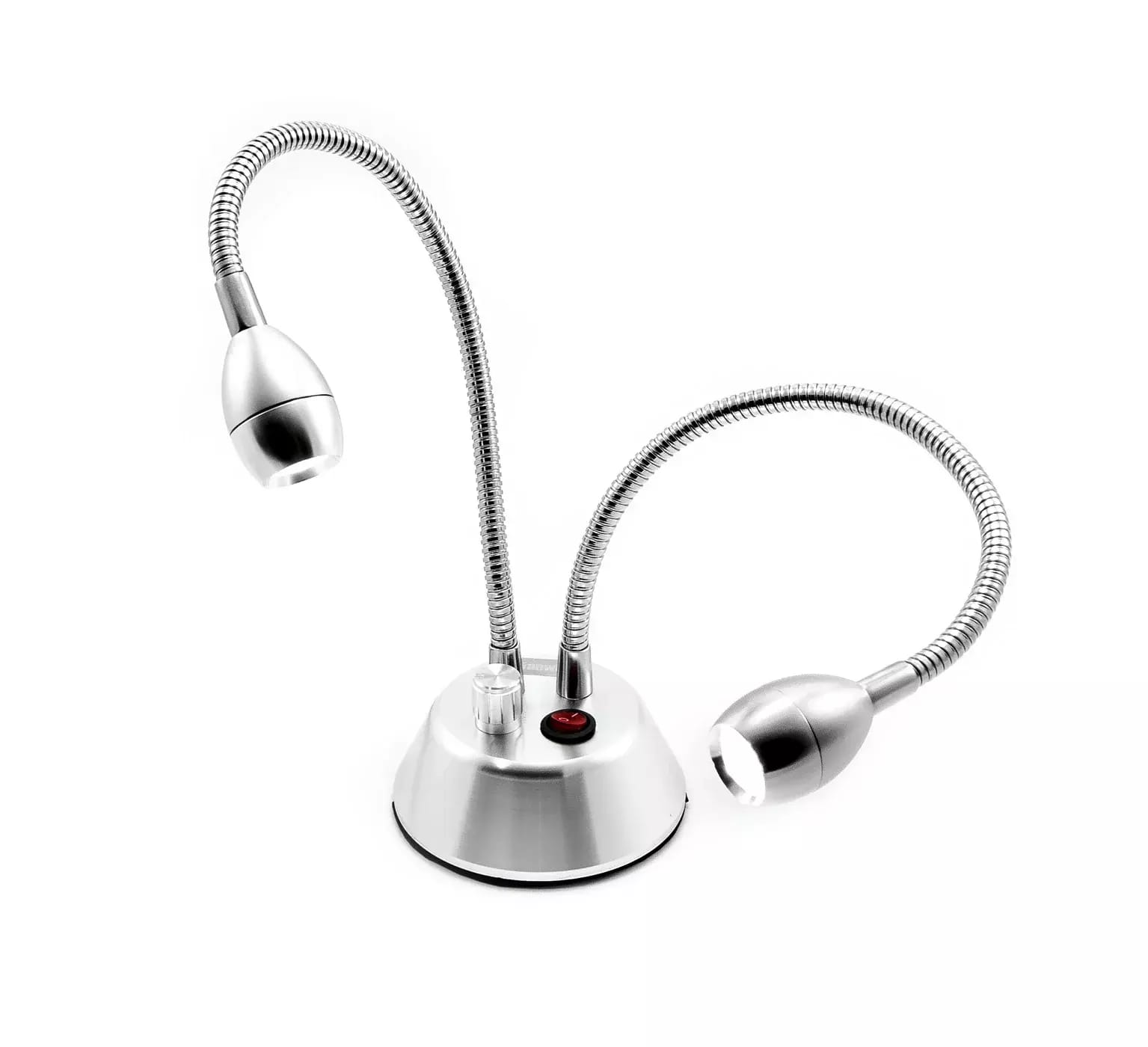 Eclairage pour microscopes col de cygne 2x LED ALU