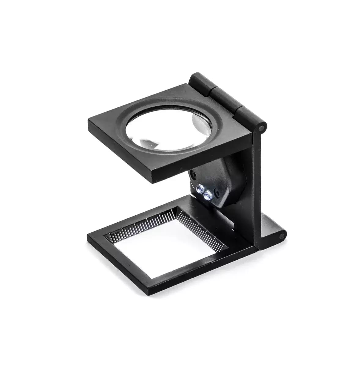 Loupe de service avec échelle et éclairage LED tout métal, 15 dioptries 5x grossissement – 2