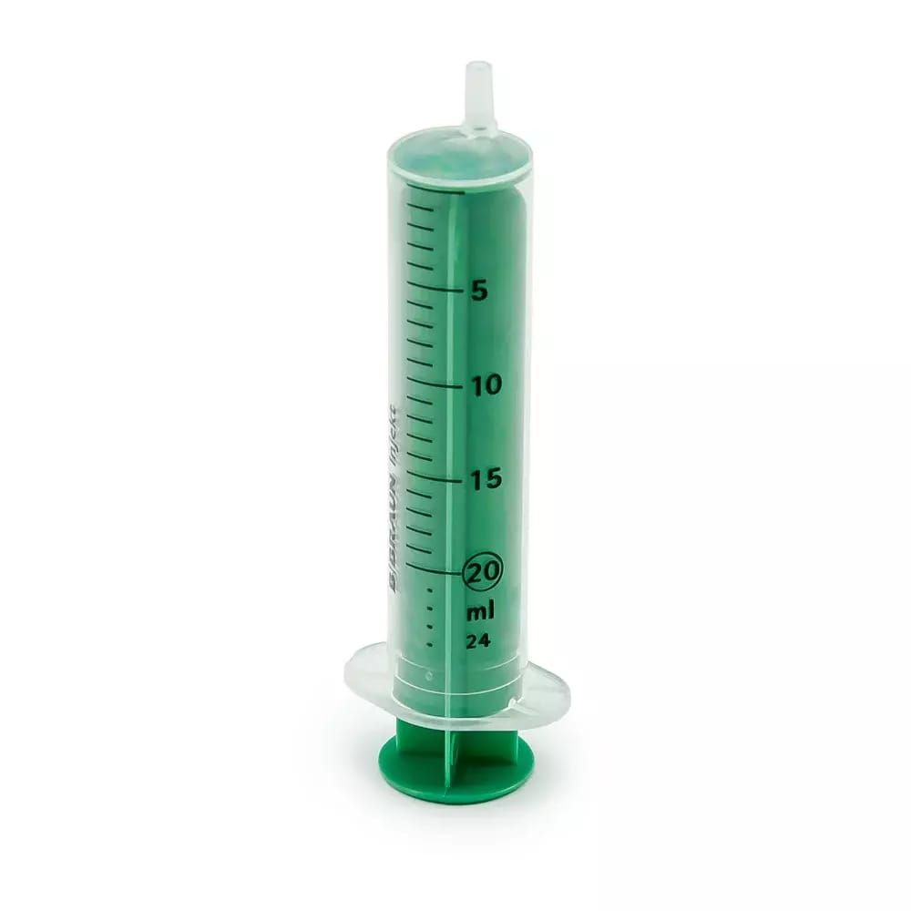 Cartouche avec piston à main transparent 20ml