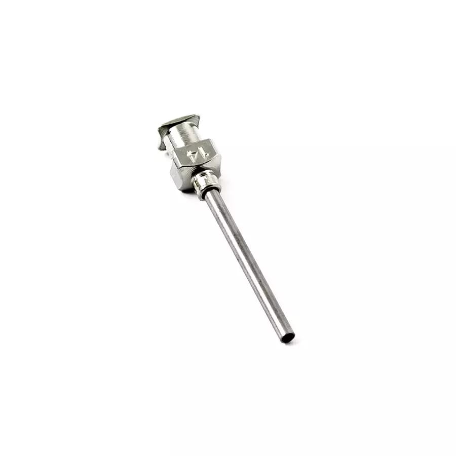 Aiguille de distribution en acier inoxydable 14G 1\" 1pc