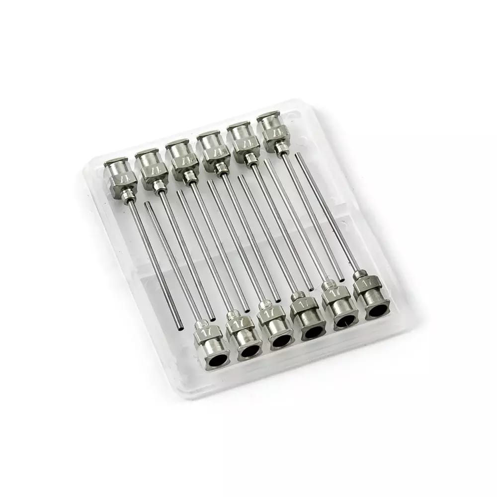 Aiguilles distributrices en acier inoxydable 17G 1,5\" set 12pcs