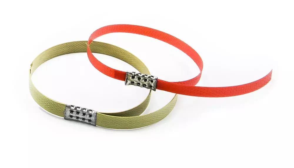 Pince de fermeture pour cerclage PP, PES, PET avec pince métallique 12-16mm – 2