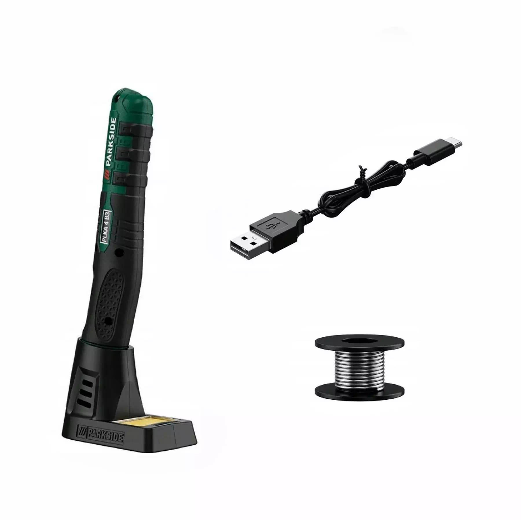 Fer à souder sans fil PLKA 4 B3 8W 1500mAh avec lampe LED et station d'accueil – 2