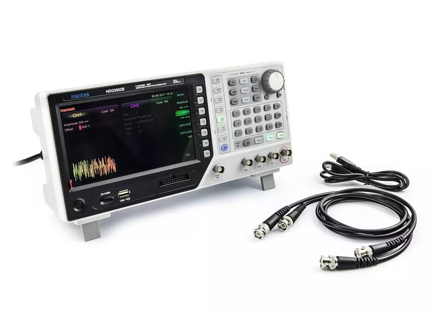 Générateur de fonctions Hantek HDG2002B 2CH 16bit, 250MSa/s, 5MHz