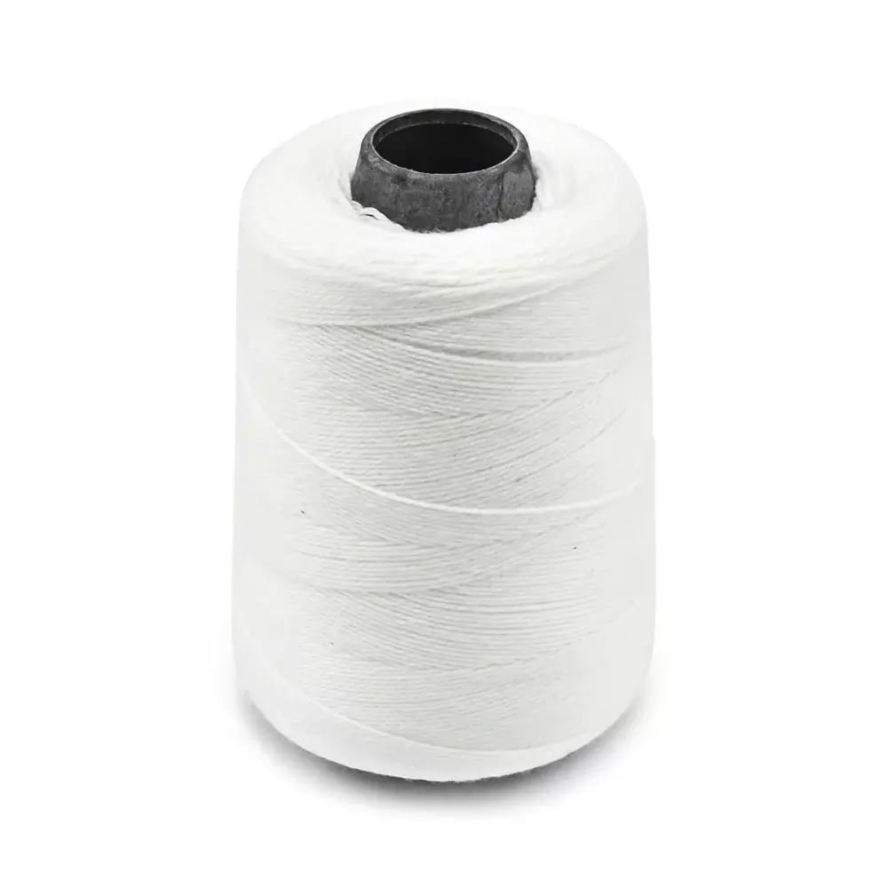Fil à coudre industriel en polyester blanc (PES) pour l'ensachage 700m