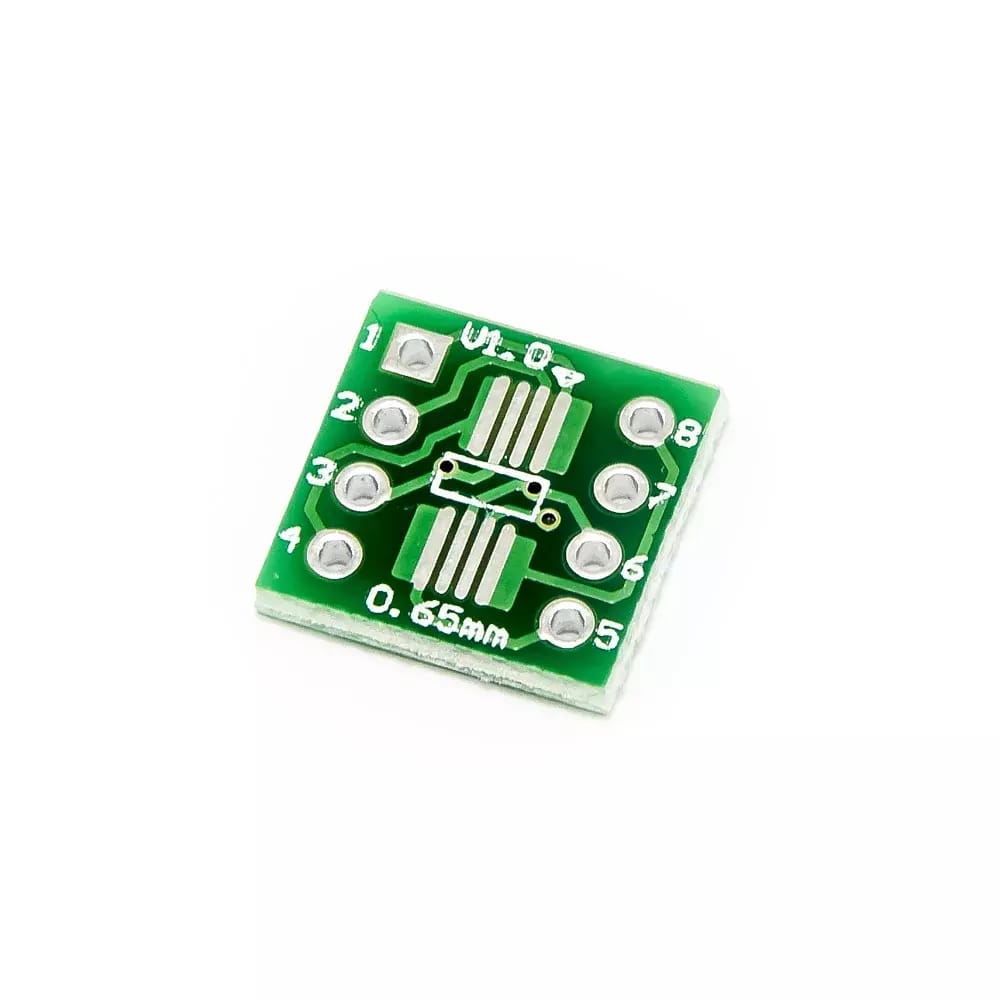 Adaptateur pour circuit imprimé de SOP8 SO8 SOIC8 TSSOP8 MSOP8 à DIP8 2.54mm