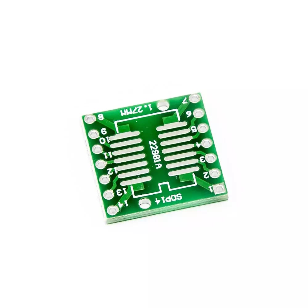 Réduction des circuits imprimés de SOP14 0,65 mm, SSOP14 1,27 mm à DIP 2,54 mm – 2