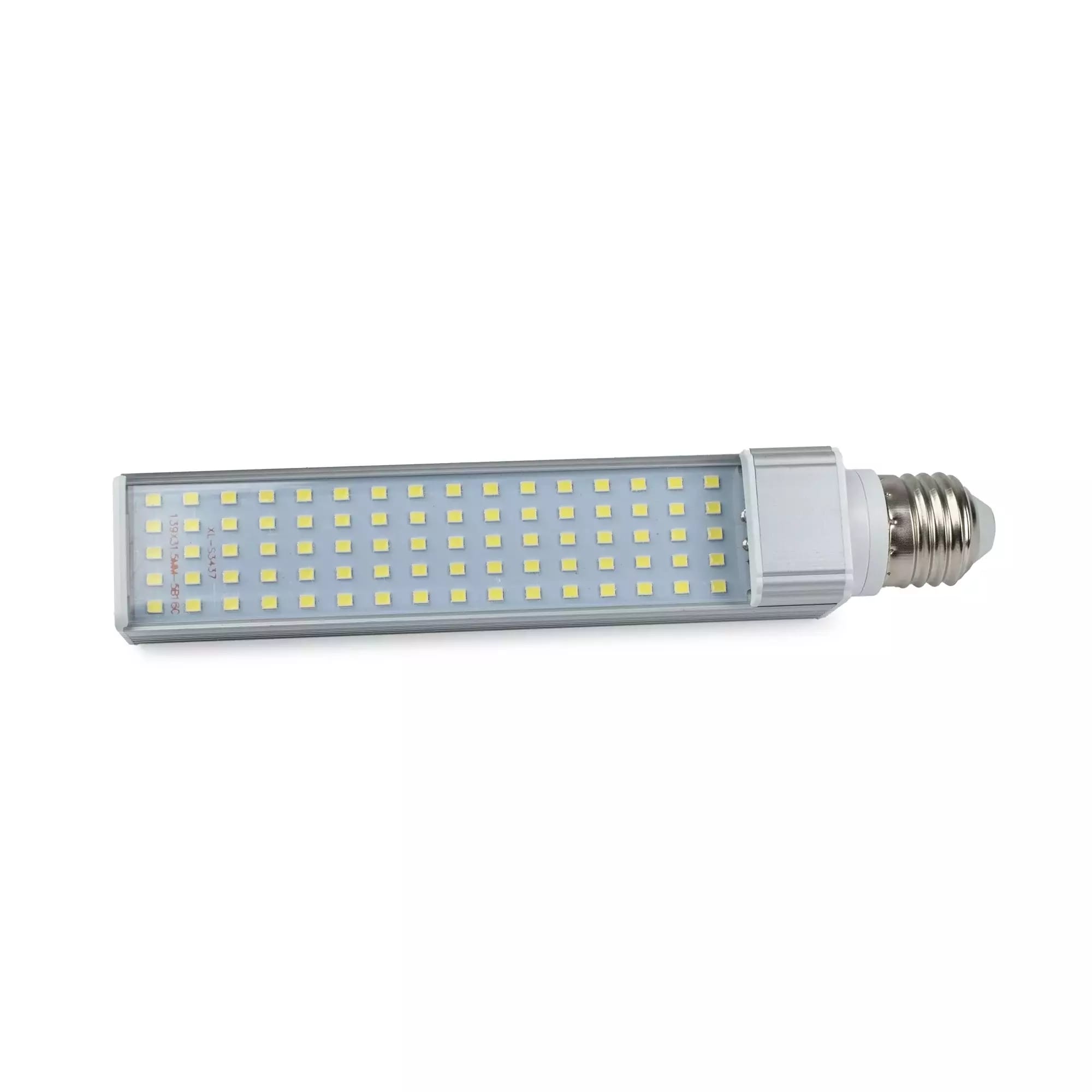 Ampoule LED E27, 80xLED, dissipateur thermique en aluminium, 6000K, 1200lm, 9W