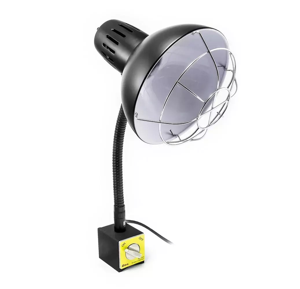 Lampe flexible pour machine avec aimant et grille de protection PDOK PD-043
