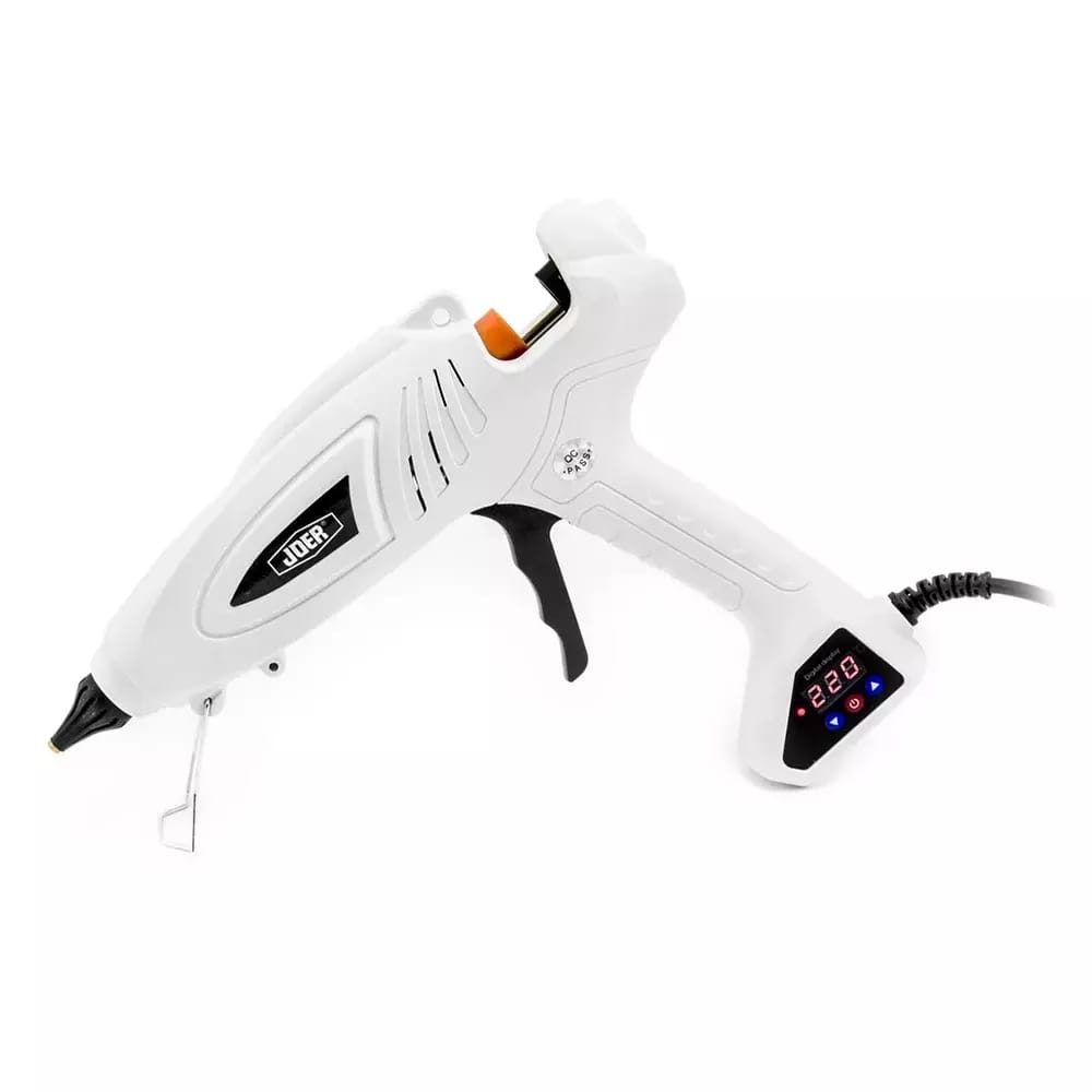 Pistolet thermofusible professionnel S-809 avec contrôle digital de la température 100-220°C 300W