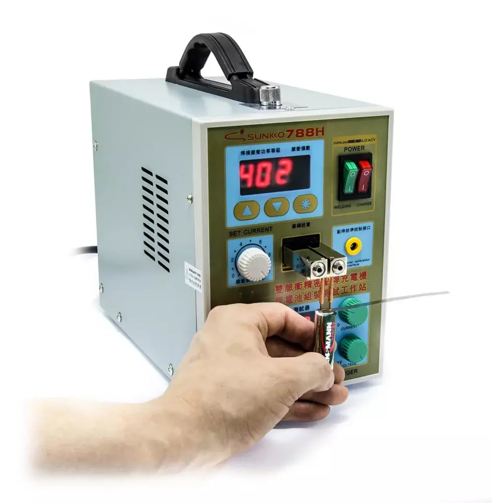Soudeuse à batterie par points avec DC 4-36V 2A Sunkko 788H – 2