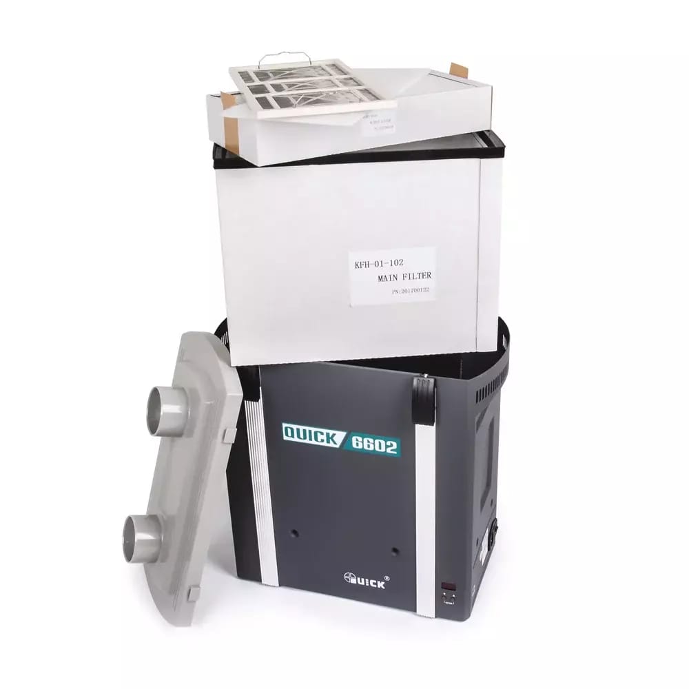 Aspirateur de fumées de soudure et purificateur d'air Quick 6602 double canal – 2