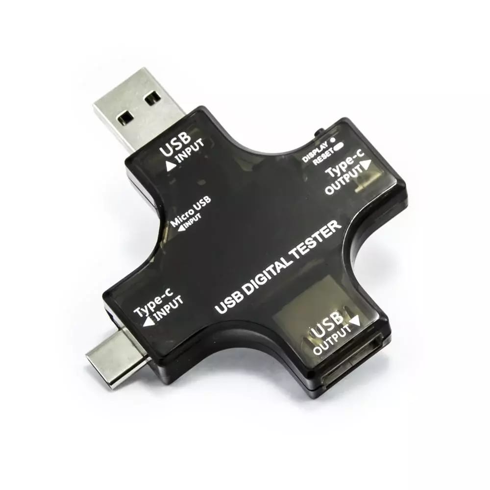 Testeur multi USB avec mesure de capacité, USB, micro USB, USB-C – 2