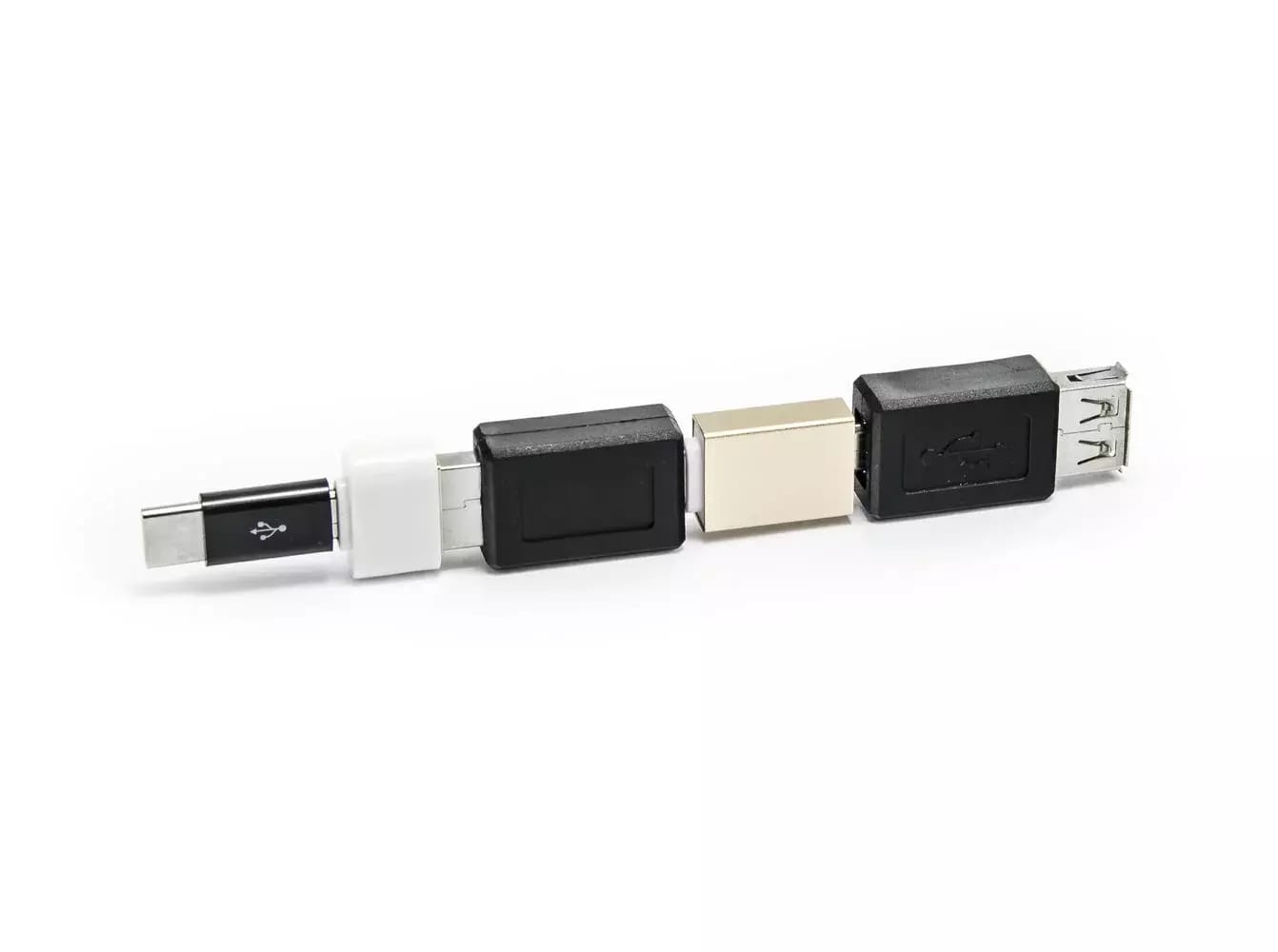 Jeu de 6 réducteurs USB - micro USB, USB-C (type-C), USB – 2