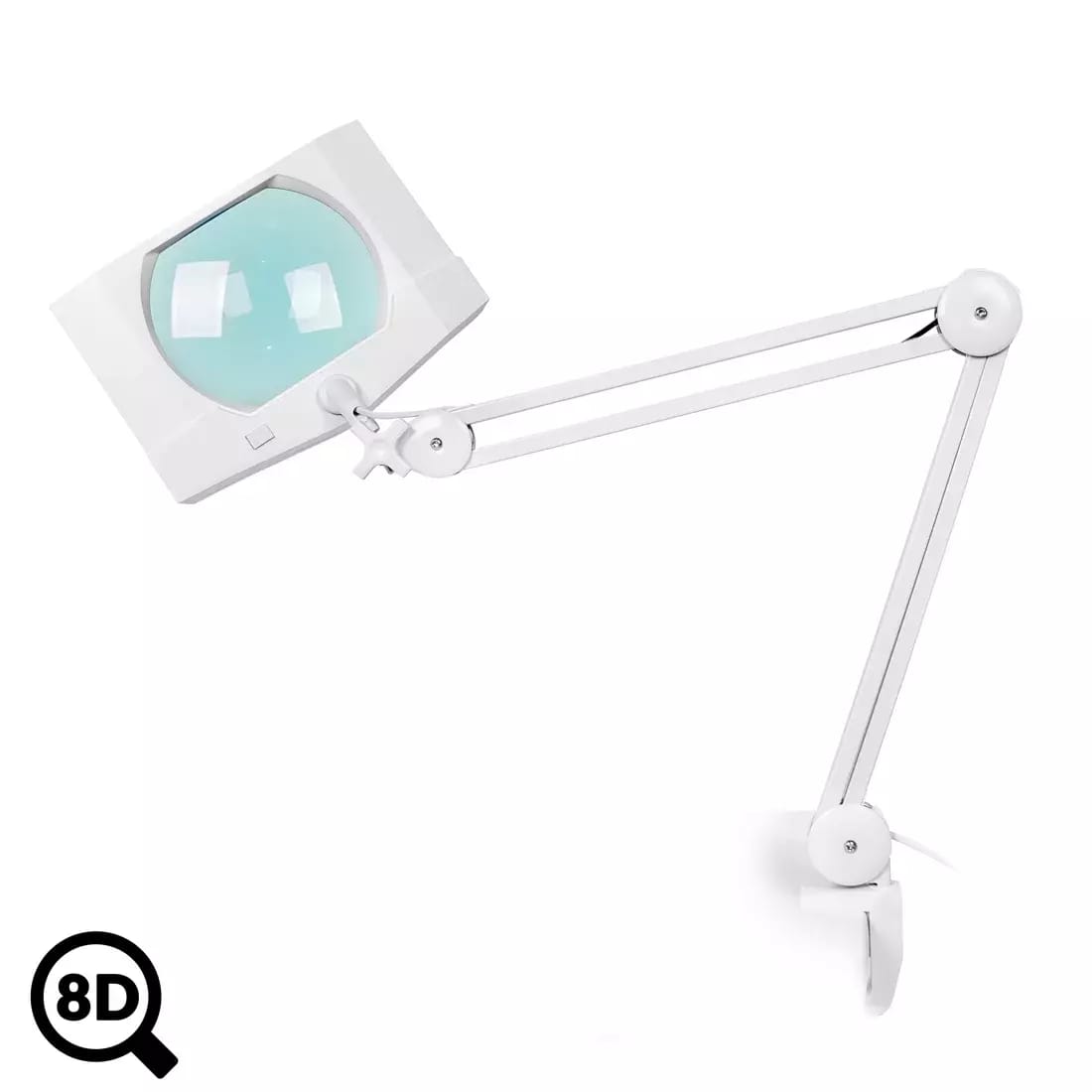 Méga lampe de service à LED avec commande et grande loupe 8D