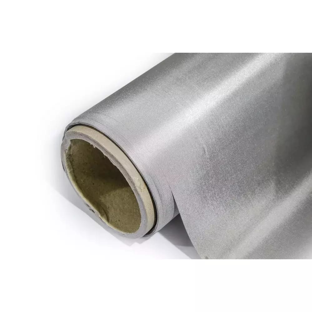 Tissu de blindage bloquant les signaux EM - cage de Faraday, argent, largeur 108cm – 2