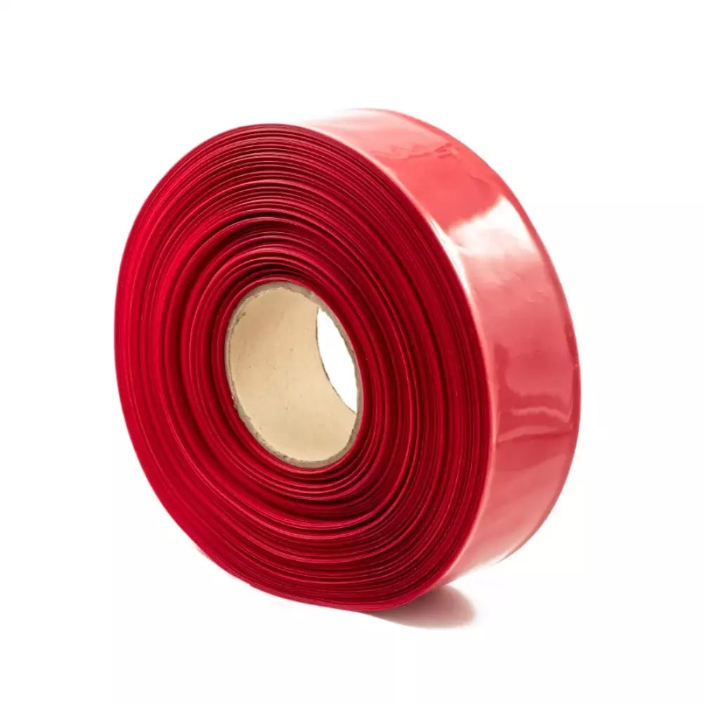 Film PVC rétractable rouge 2:1 largeur 65mm, diamètre 40mm – 2