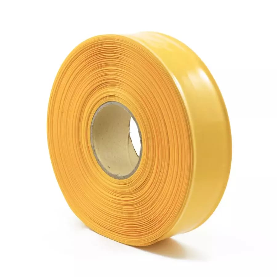 Film PVC rétractable jaune 2:1 largeur 57,5mm, diamètre 35mm – 2