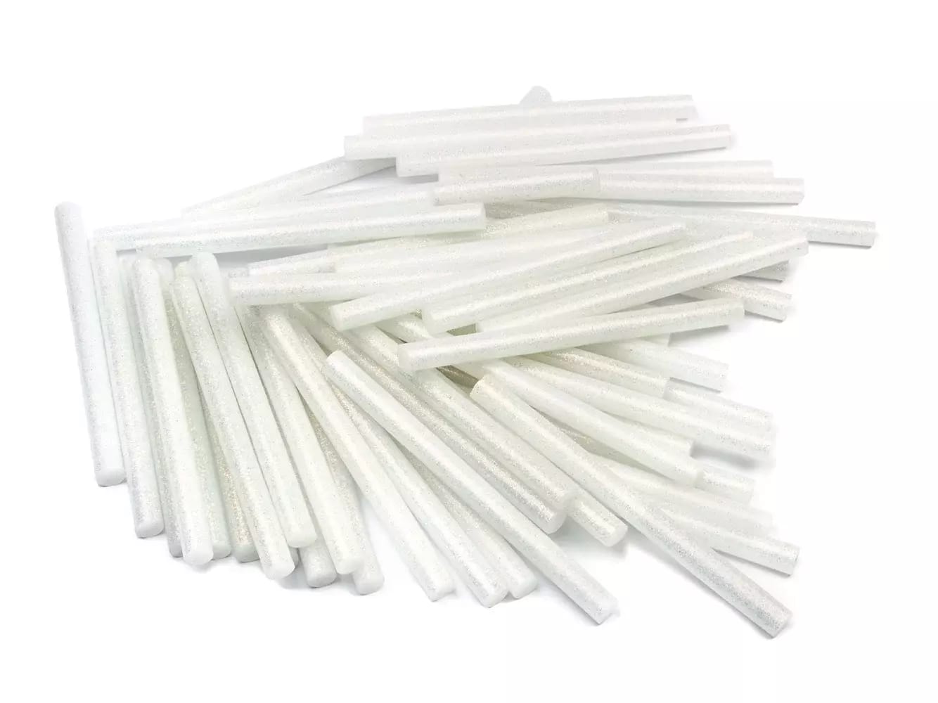Recharges pour pistolet thermofusible laiteux avec paillettes (glitter) diamètre 11mm, 1kg