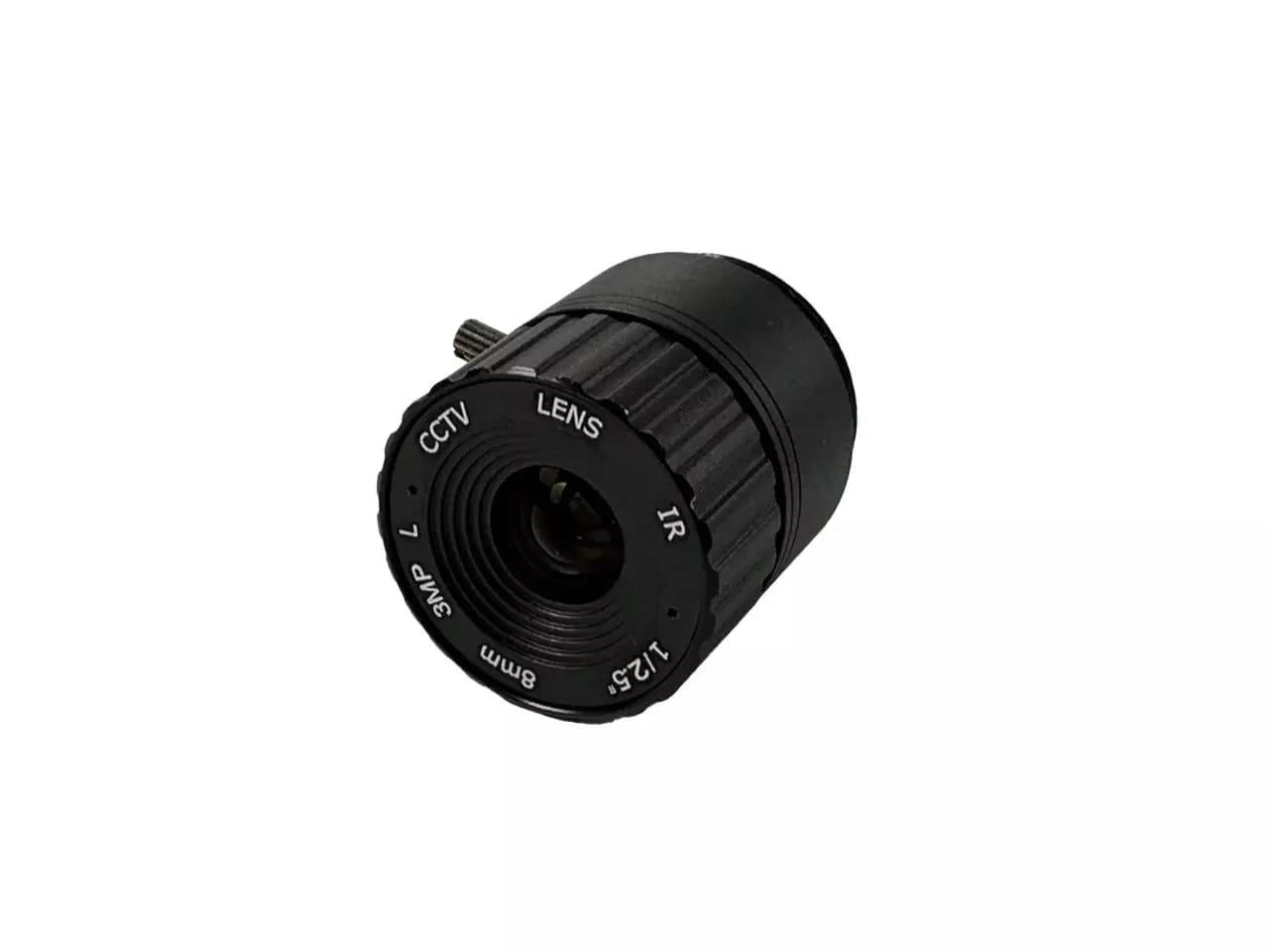 Objectif CCTV monture CS longueur focale 8mm, ouverture F1.2