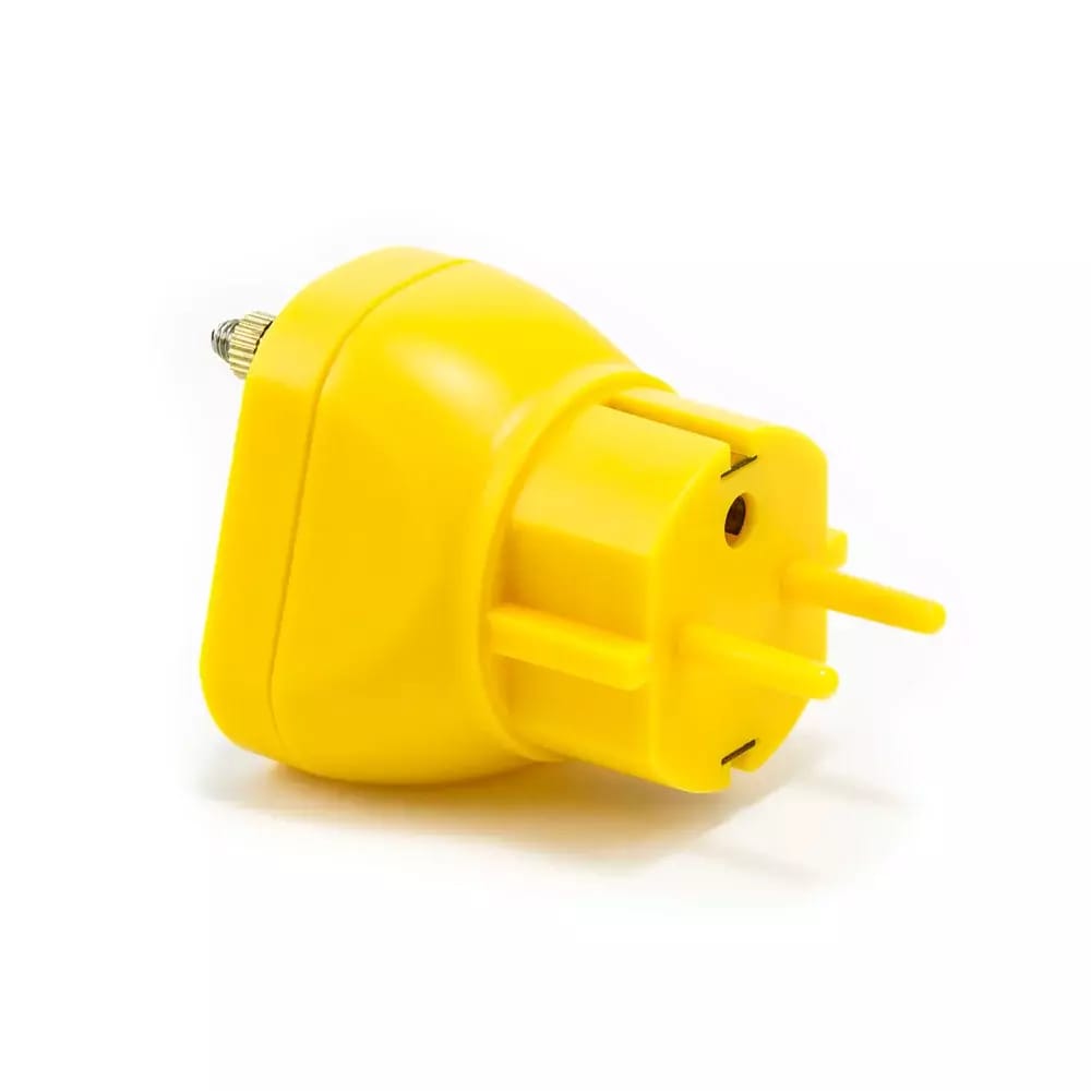 Fiche de mise à la terre pour accessoires ESD, 1x M5, 2x ESD 10mm snap-in – 2
