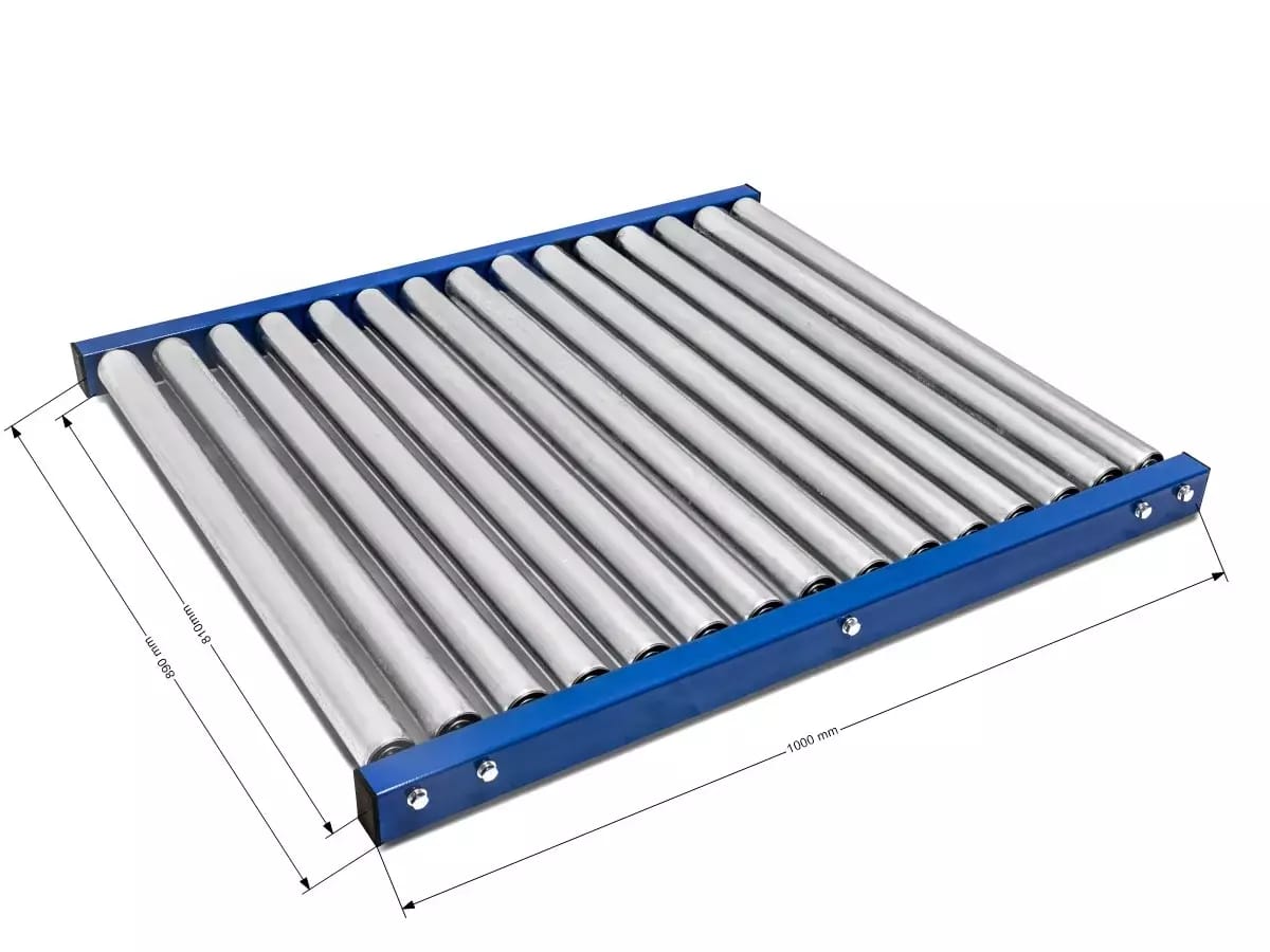 Convoyeur à rouleaux 80x100cm, capacité 200kg – 2
