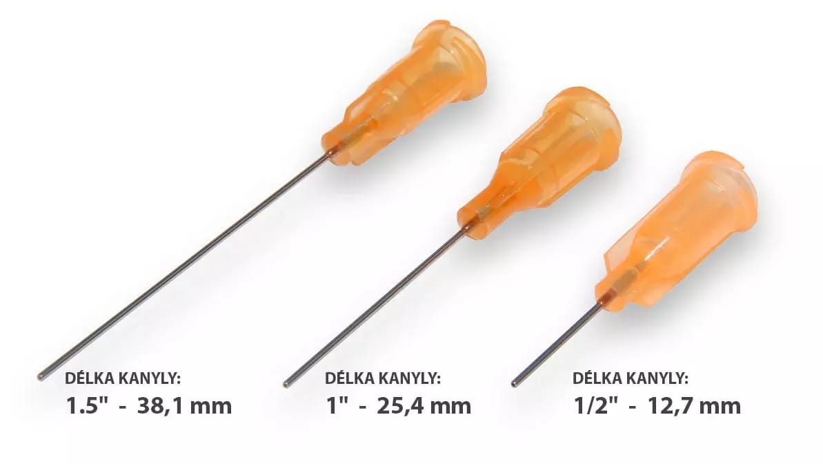 Aiguilles de distribution collées avec canule en acier inoxydable 12,7mm rose 20G 50pcs – 2