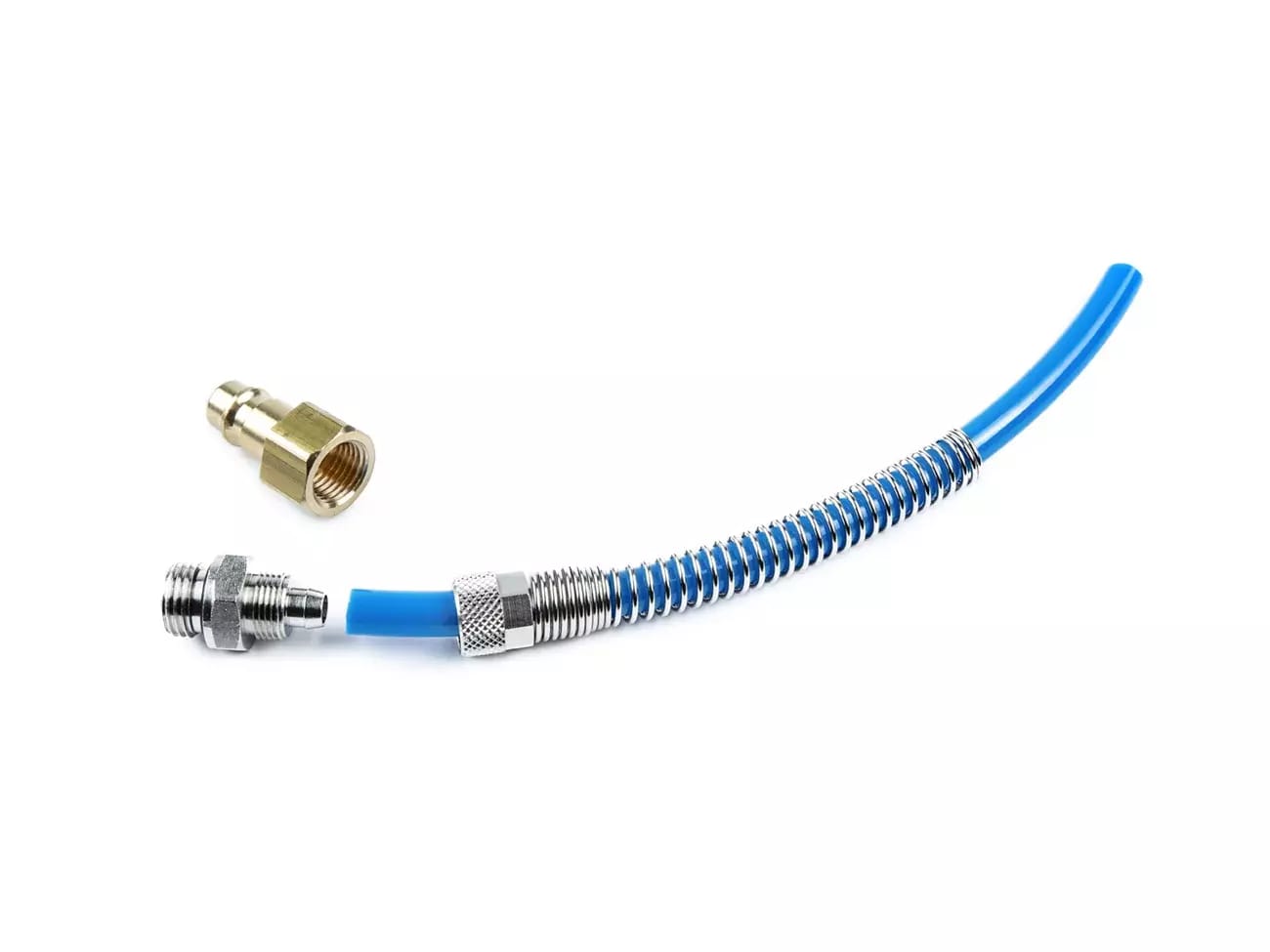Raccord rapide / connecteur de tuyau pour conduites d'air 6mm - G 1/4" avec protecteur – 2