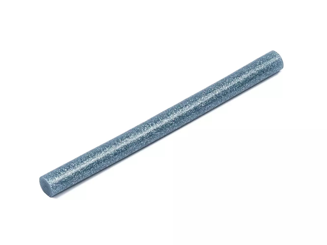 Recharge pour pistolet à colle chaude bleu-gris avec paillettes (glitter) diamètre 11mm, 1pc