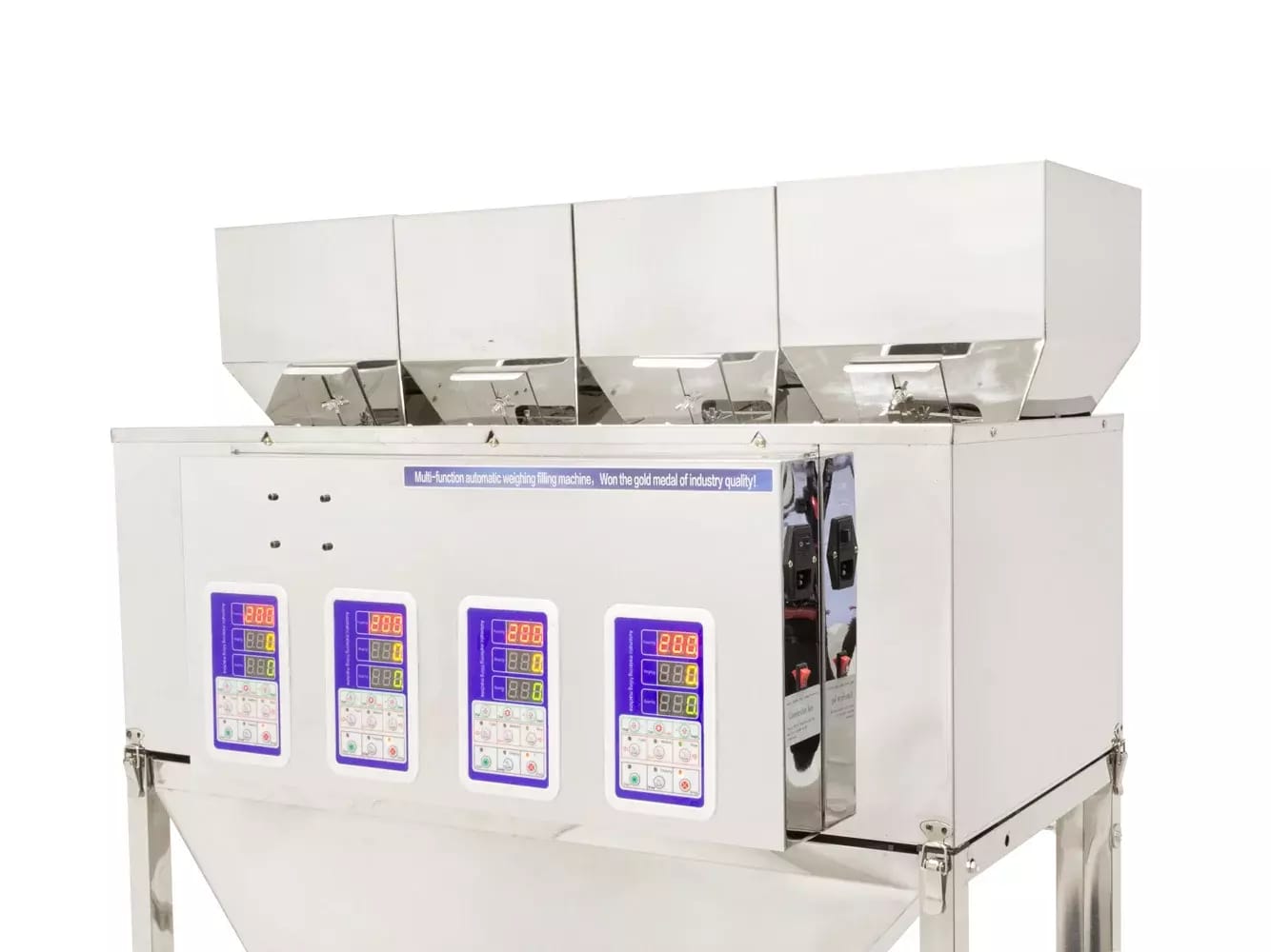 Distributeur industriel à quatre têtes pour produits en vrac et mélanges 4x 10-500g – 2