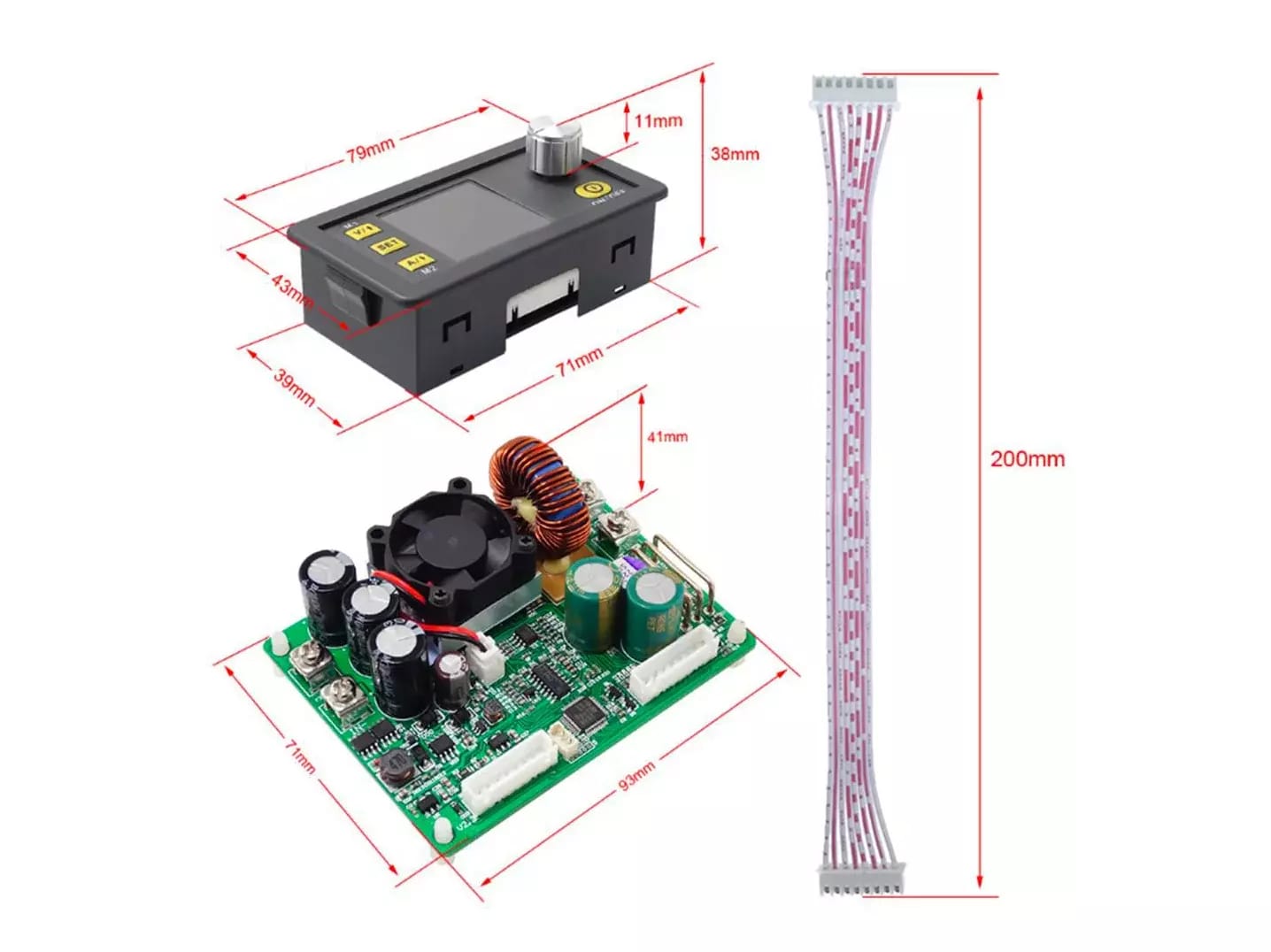 Module d'alimentation contrôlable DPS5015 0-50V 0-15A avec communication USB et BT – 2