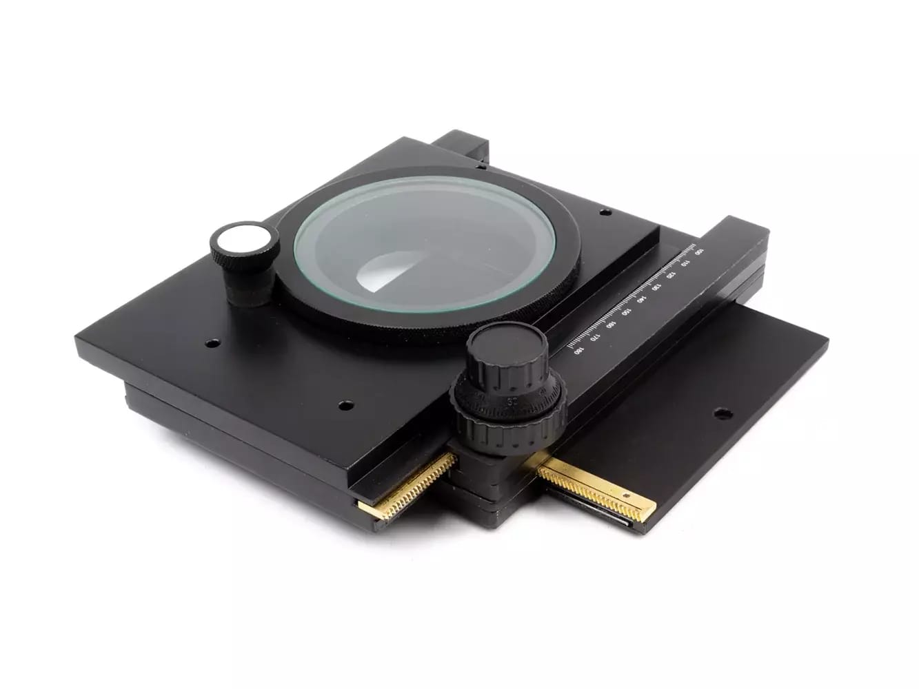 Berceau pivotant / platine avec glissière pour microscopes – 2